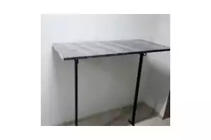 Стол металлический на двух стойках